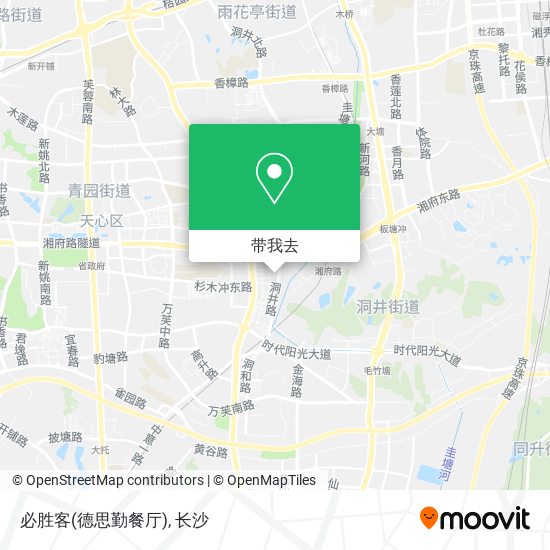 必胜客(德思勤餐厅)地图