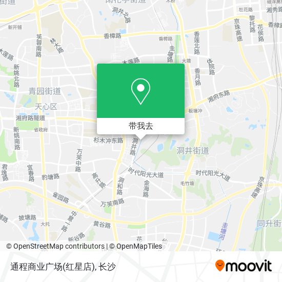 通程商业广场(红星店)地图