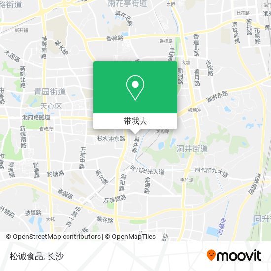 松诚食品地图