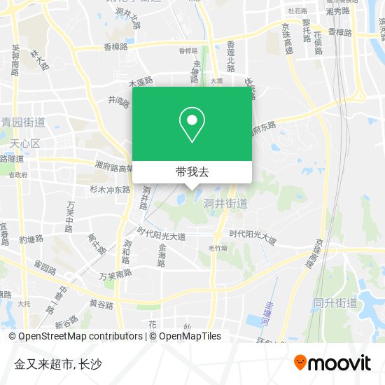 金又来超市地图