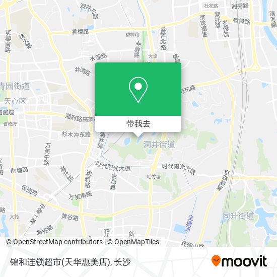 锦和连锁超市(天华惠美店)地图