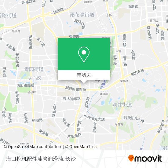海口挖机配件油管润滑油地图