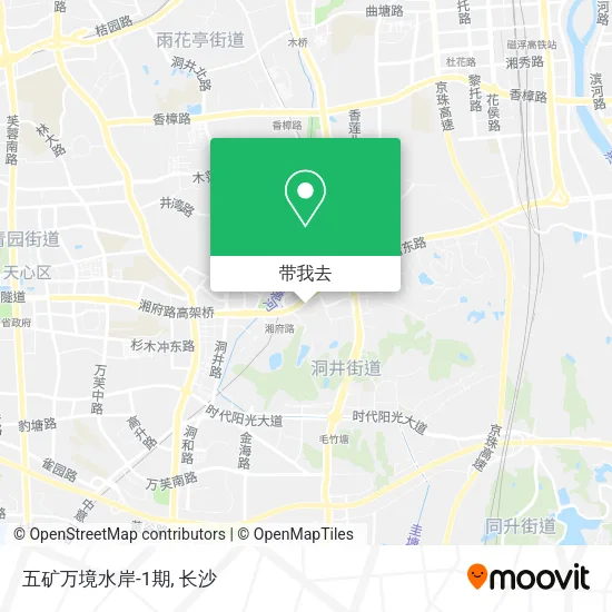 五矿万境水岸-1期地图
