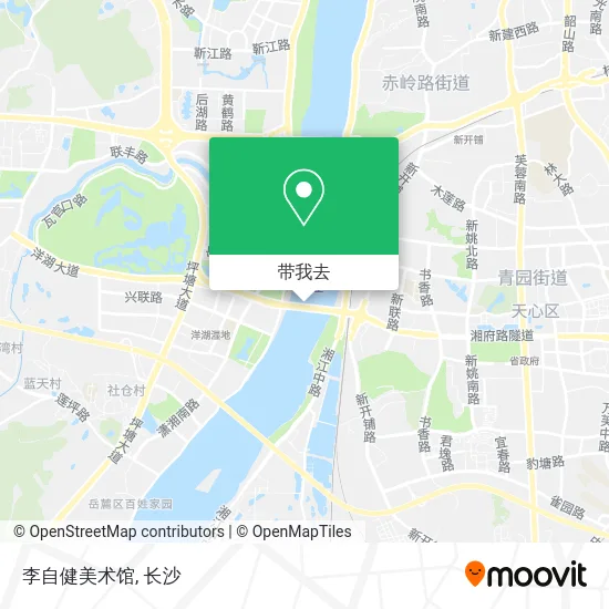 李自健美术馆地图