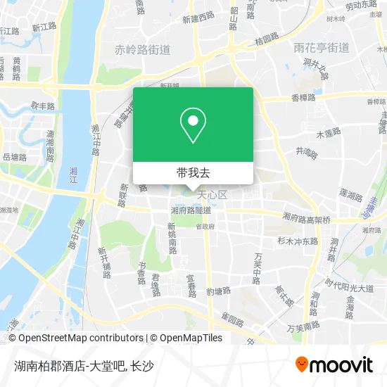 湖南柏郡酒店-大堂吧地图