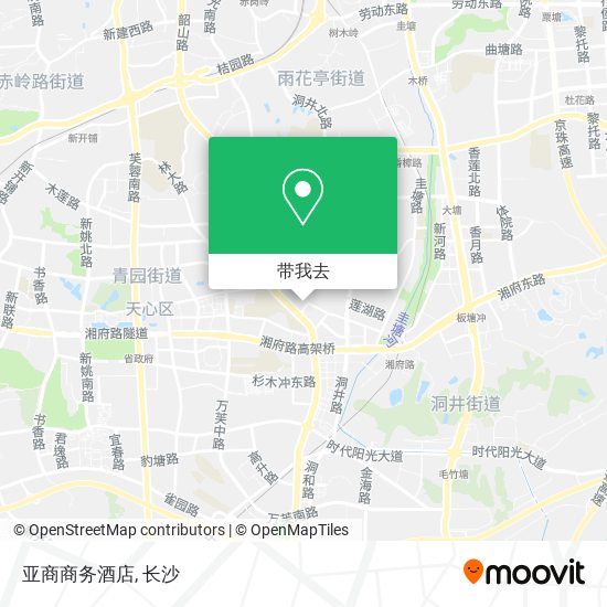亚商商务酒店地图