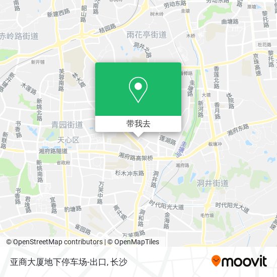 亚商大厦地下停车场-出口地图