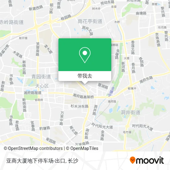亚商大厦地下停车场-出口地图