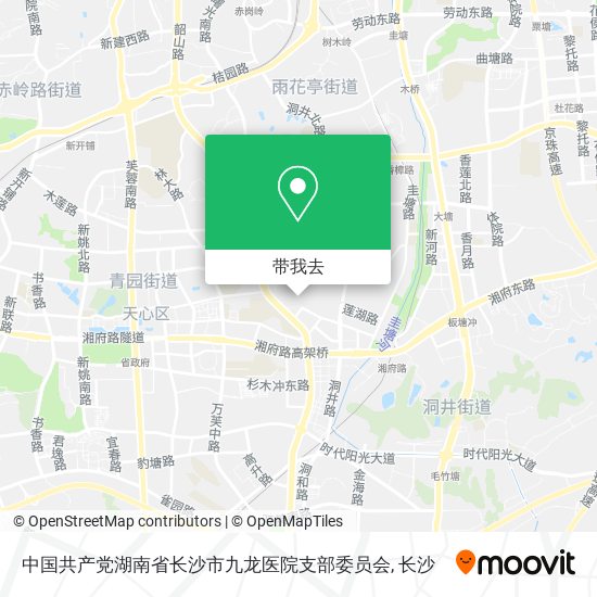 中国共产党湖南省长沙市九龙医院支部委员会地图