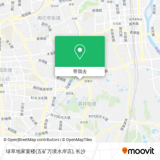 绿草地家宴楼(五矿万境水岸店)地图