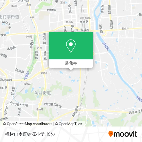 枫树山南屏锦源小学地图