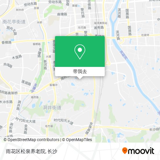雨花区松泉养老院地图