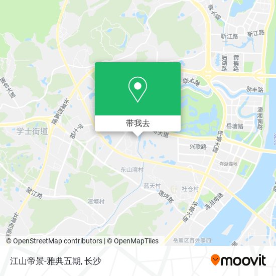 江山帝景-雅典五期地图