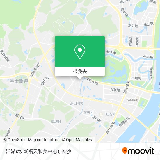 洋湖style(福天和美中心)地图
