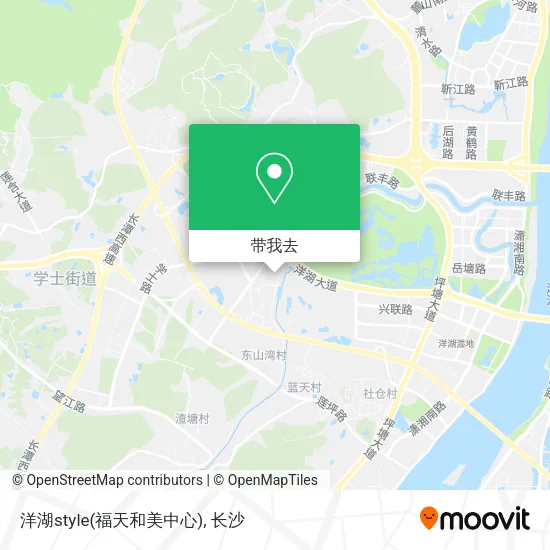 洋湖style(福天和美中心)地图