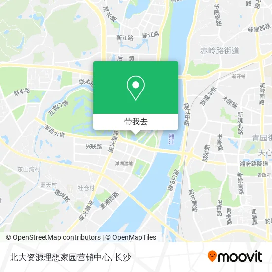 北大资源理想家园营销中心地图