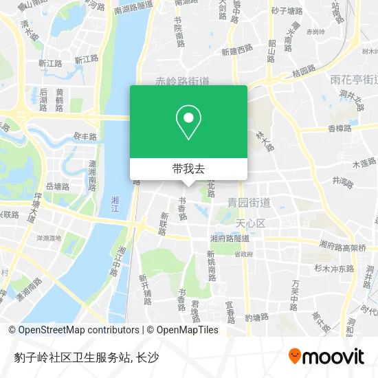 豹子岭社区卫生服务站地图