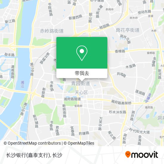 长沙银行(鑫泰支行)地图
