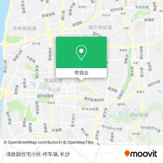 清政园住宅小区-停车场地图
