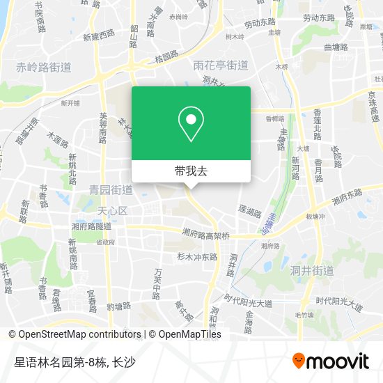 星语林名园第-8栋地图
