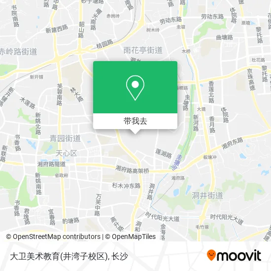 大卫美术教育(井湾子校区)地图