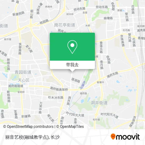 丽音艺校(融城教学点)地图