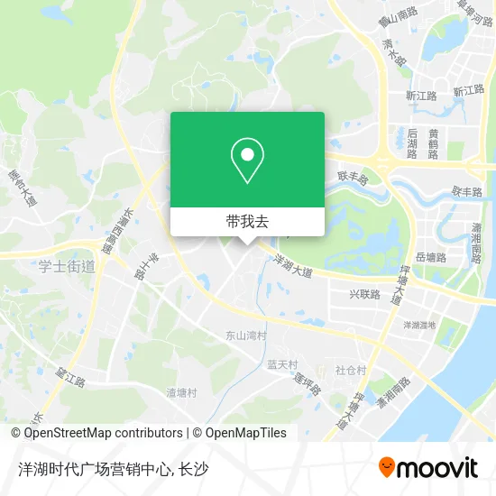 洋湖时代广场营销中心地图