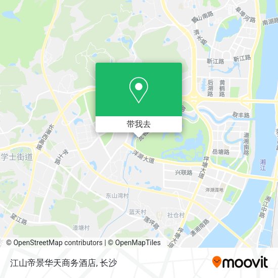 江山帝景华天商务酒店地图