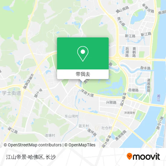 江山帝景-哈佛区地图