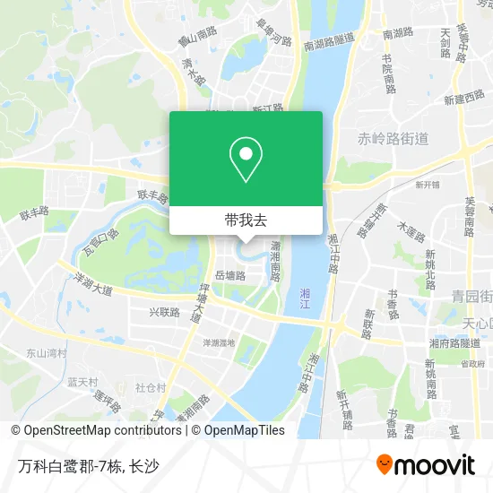 万科白鹭郡-7栋地图