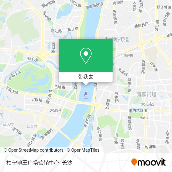 柏宁地王广场营销中心地图