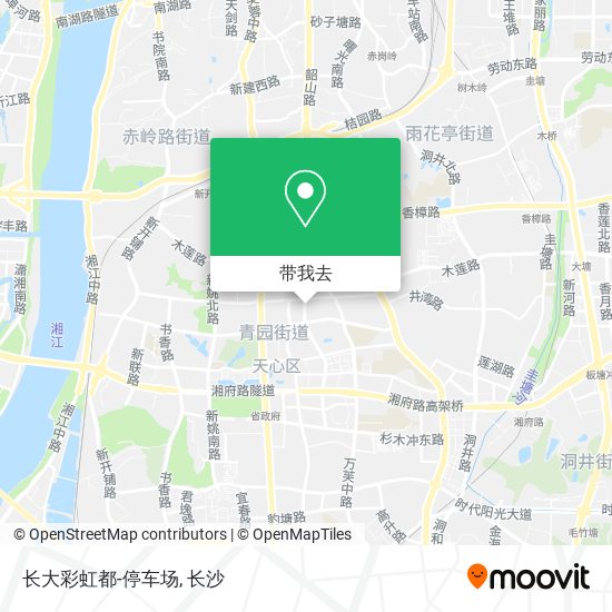长大彩虹都-停车场地图