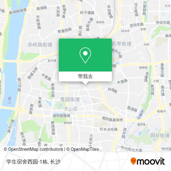 学生宿舍西园-1栋地图