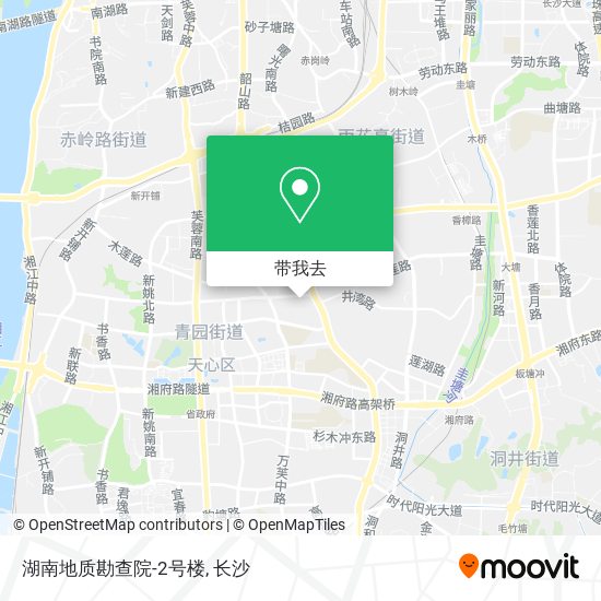 湖南地质勘查院-2号楼地图