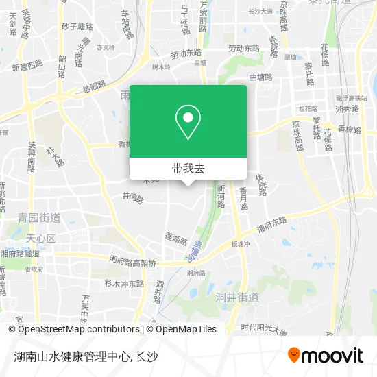 湖南山水健康管理中心地图