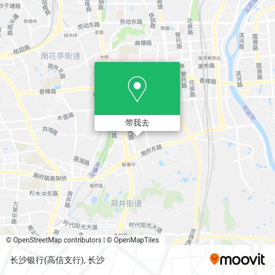 长沙银行(高信支行)地图