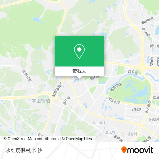 永红度假村地图