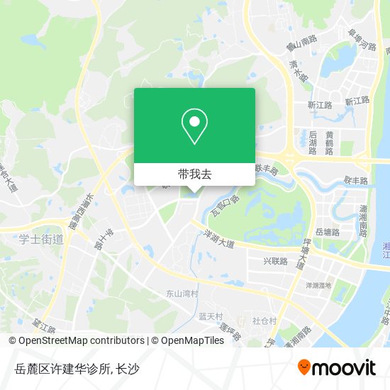 岳麓区许建华诊所地图