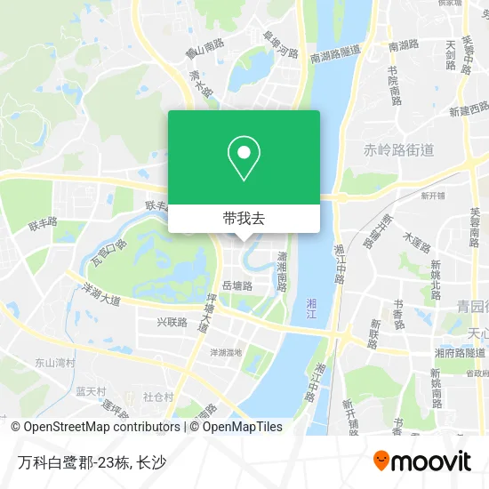 万科白鹭郡-23栋地图