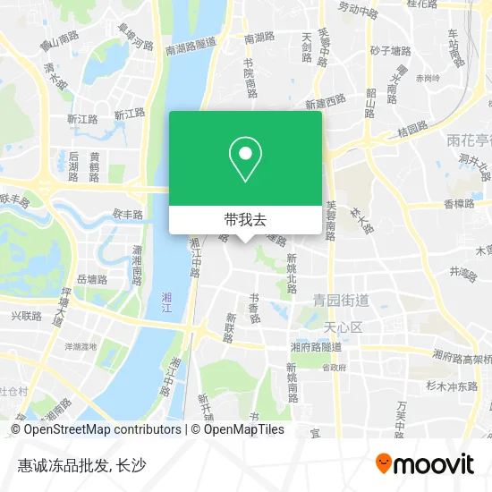 惠诚冻品批发地图