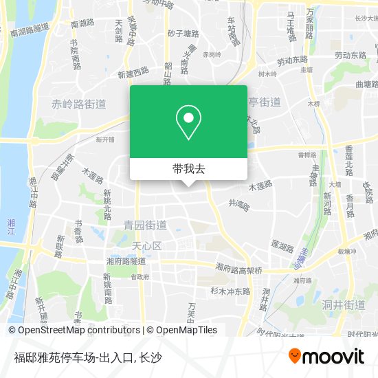 福邸雅苑停车场-出入口地图