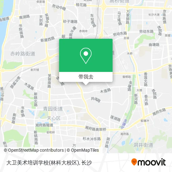 大卫美术培训学校(林科大校区)地图