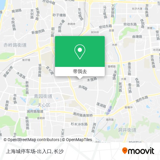上海城停车场-出入口地图