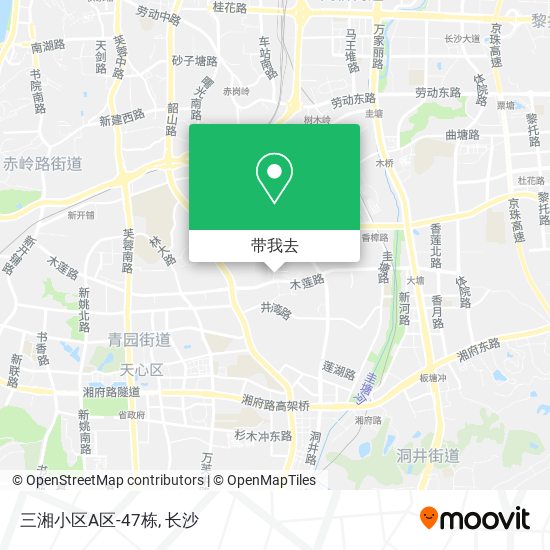 三湘小区A区-47栋地图