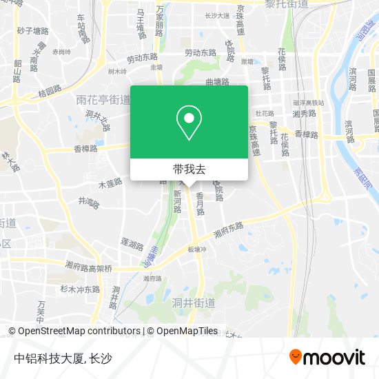 中铝科技大厦地图