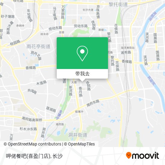 呷佬餐吧(喜盈门店)地图
