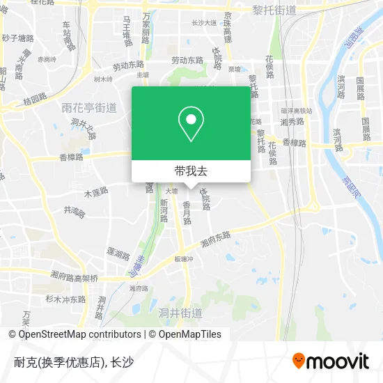 耐克(换季优惠店)地图