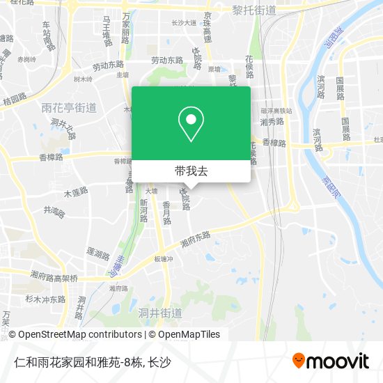 仁和雨花家园和雅苑-8栋地图