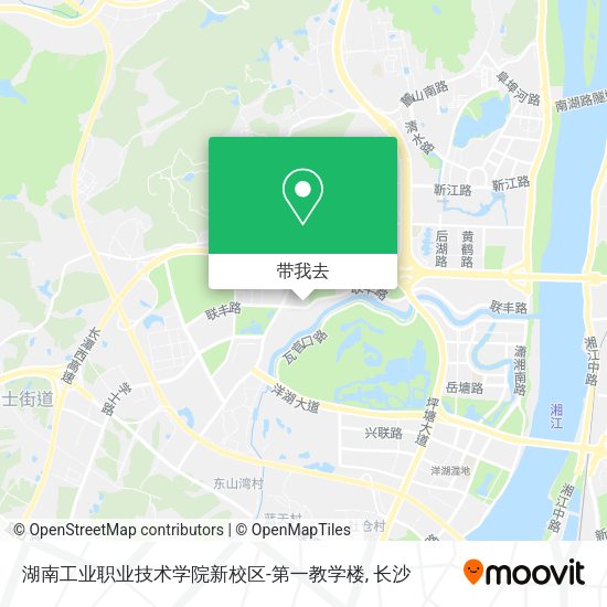 湖南工业职业技术学院新校区-第一教学楼地图