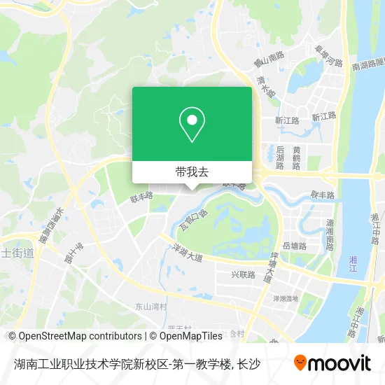 湖南工业职业技术学院新校区-第一教学楼地图